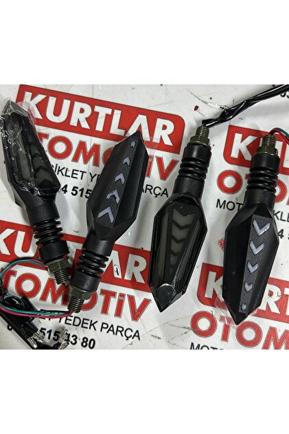Led Sinyal Ok Desen (Kayar Ledli) 4'lü Takım