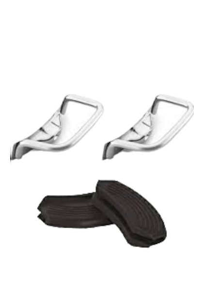 DRMSHOP- VİDALAMALI DEMİR TENCERE KULP TAKIMI + SİLİKON TUTMALIK SET