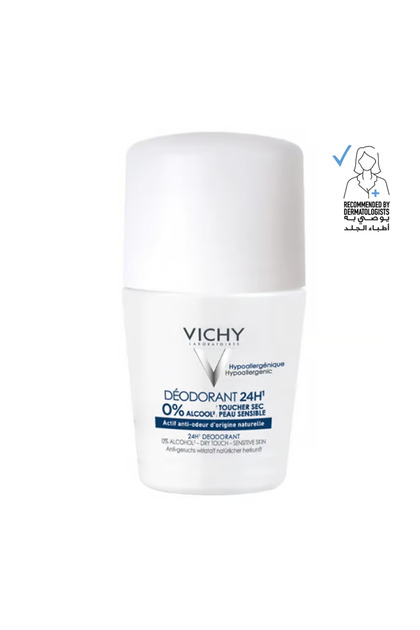 Roll 50ml Sensitive Skin Dry Touch 2595 --- فيتشي مزيل عرق 50مل دراي تاتش ابيض -ازرق
