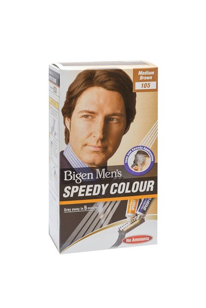Bigen Men Speedy Hair Color -105 Medium Brown (4598) --- Pigeon Hair Dye 105 Medium Brown