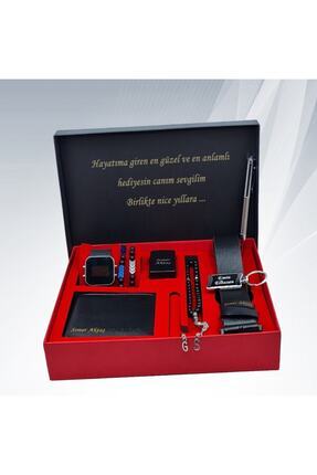 HediyesiBizden Kişiye Özel Hediye Seti ( Saat-kemer-cüzdan -tesbih