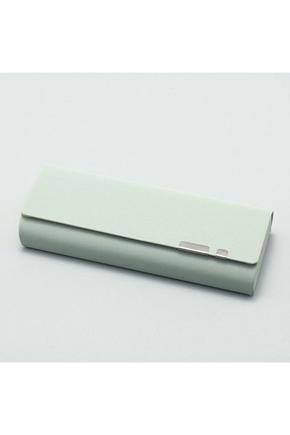 grey Glasses Box Japanese Portable Anti-stress PU Sunglasses Case Glasses Storage Box Eyeswear Acces