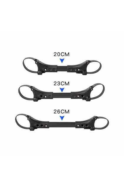 black 3pcs 3pcs Stroller Connectors Adjustable, Free Combination Simple To Connect And Detach Stroll