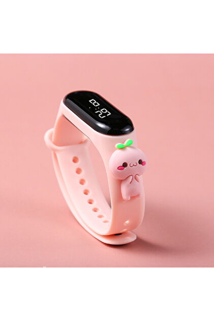 White zcj Fashion Mickey Children Watches For Girls Electronic Bracelet Sports Touch LED Spiderman D