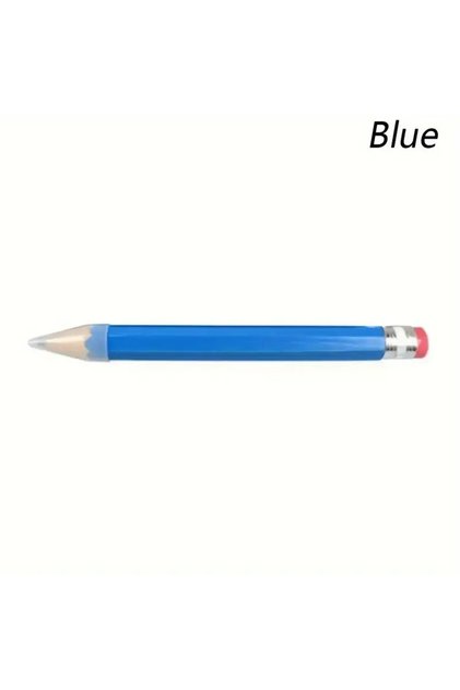 1pc Blue 1pc 33cm Giant Pencil for Painter Artist Student Large Wood Pencil with Eraser Stationery N