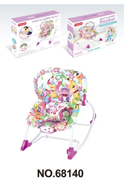 - Infant-Toddler I-Baby Rocker/Bouncer - Pink