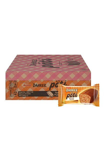 Dankek Pöti Muffin Kek Havuçlu Tarçınlı 35 g x 24 Adet