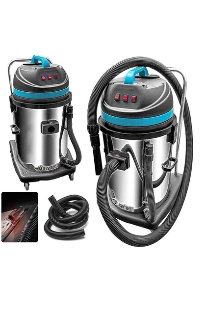 Mazzioni 3 Motorlu Islak Kuru Süpürge Makinası Oto Yıkama Ve Oto Kuaförcülere Özel 4200 Watt