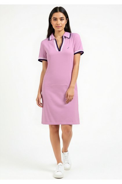 Short Sleeve Premium Cotton Knee Length Dress
