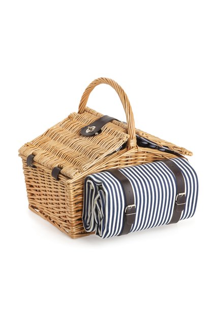 Coș de picnic Deluxe pentru 4 persoane 102267, 40 x 20 x 28 cm, 22 L, 3.60 kg, bej
