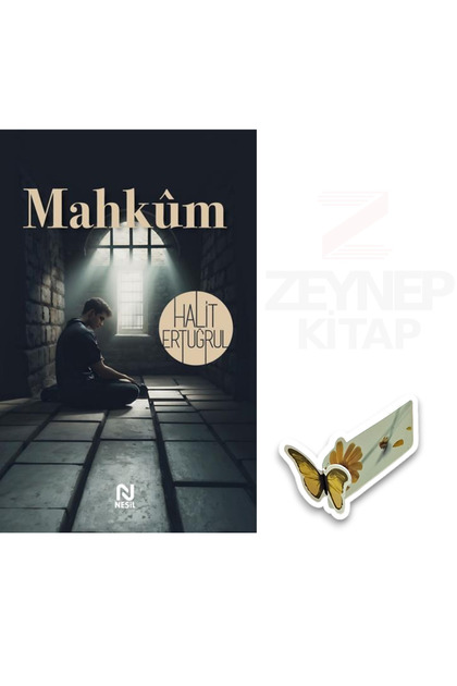 Mahkum - Halit Ertuğrul (Special Design Butterfly Bookmark Gift)