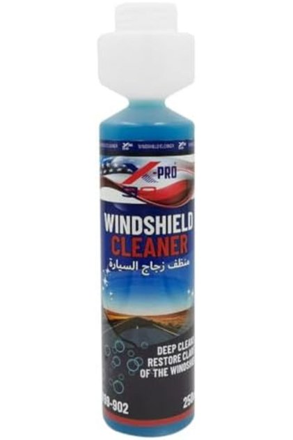Windshield Cleaner 250ml - Deep Clean Glass, Restore Clarity for Windshields & Windows