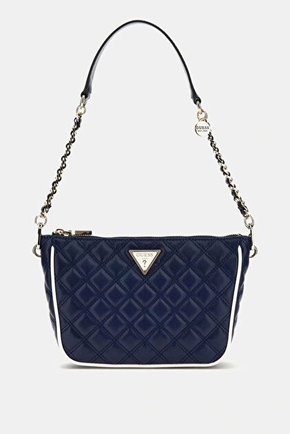 Guess CRUISE VIBE TOP ZIP SHLDR BAG Kadın Lacivert Omuz Çantası