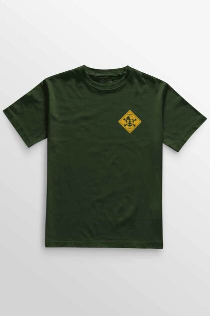 Khaki T-Shirt Breaking Bad Tv Series Movie Danger Minimal Front Unisex T-Shirt