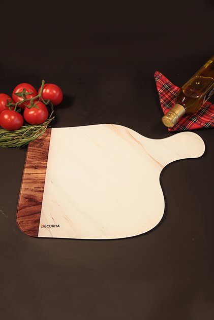 Glass Cutting Board with Handle - Glass Cutting Board | Horizon | 28cm X 40cm
