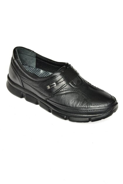 P555190103 Pantofi de damă cu talpă ortopedică confortabilă din piele naturală