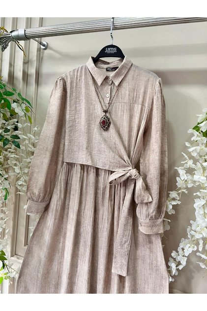 Strawberry Loose Dress with Side Ties