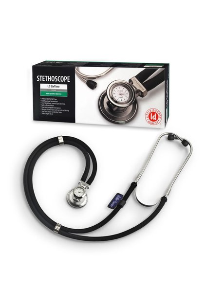 Stetoscop Little Doctor LD SteTime cu ceas, 2 tuburi, lungime tub 56cm