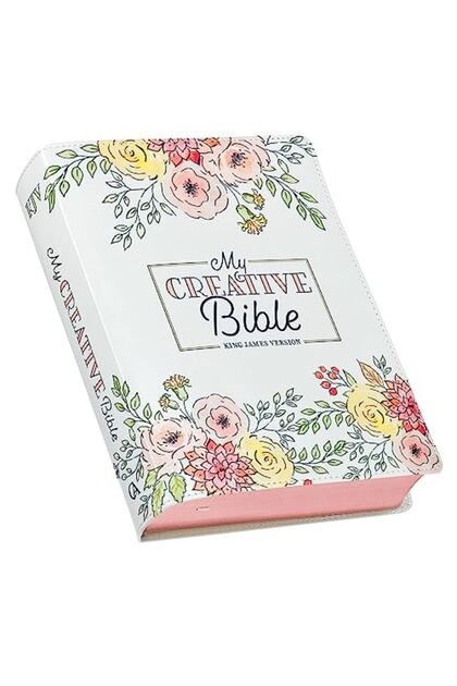 Kjv Holy Bible My Creative Bible Faux Leather Flexible Cover Ribbon Marker King James Version