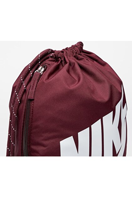 nike drawstring bag red