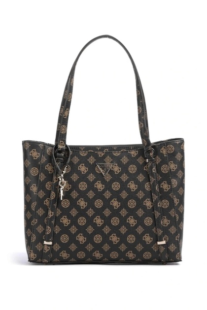 Guess ECO ERICA ELITE TOTE Kadın Kahverengi Omuz Çantası