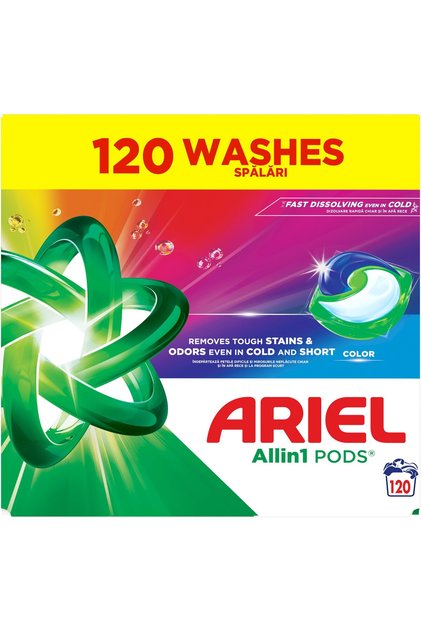 Detergent de rufe capsule Allin1 PODS Color 120 capsule