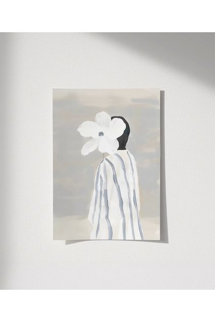 Çerçevesiz Poster Gri Tonlarda Bir Düş