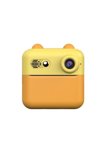 Camera Instantanee pentru Copii Flippy, Printare, Bluetooth, iOS/Android, Model Urechi, Portocaliu