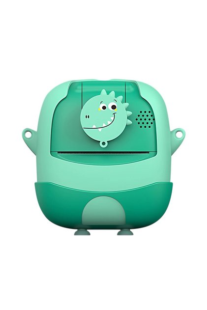 Cameră instantanee pentru copii Flippy, Imprimare, Bluetooth, iOS/Android, Frontală + Selfie, Iepure, Verde