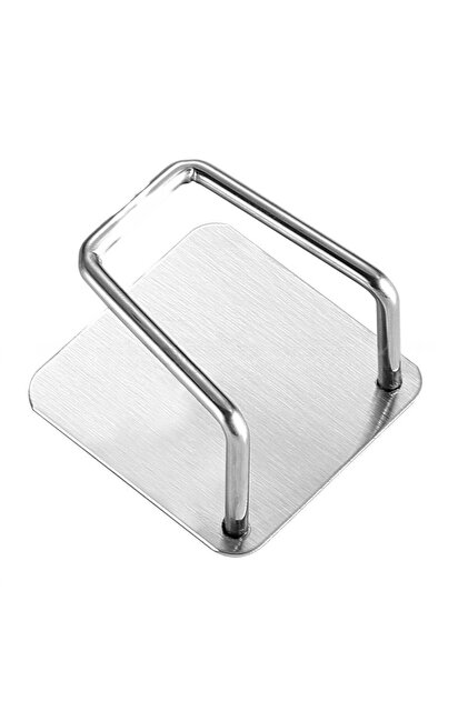 Organizator Bucătărie Cu Adeziv, Cârlig-Suport Pentru Burete, 5 x 5 x 3.5 cm, Gri