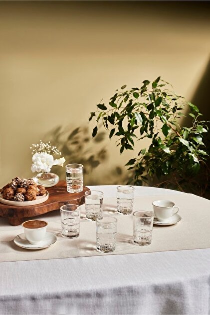 Yaren Set of 6 Coffee Side Glasses 115 ml