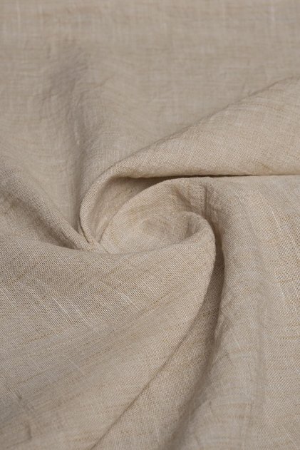Linen Look Polyester Stone Color Woven Fabric