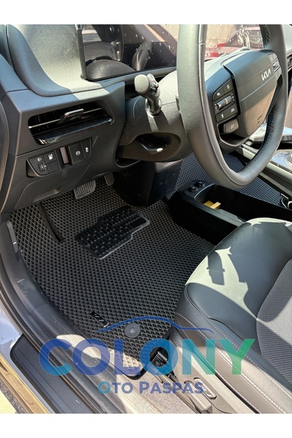 Kia Ev 6 Hücreli Premium Eva Paspas Seti Tam Set Paspas Takımı Siyah