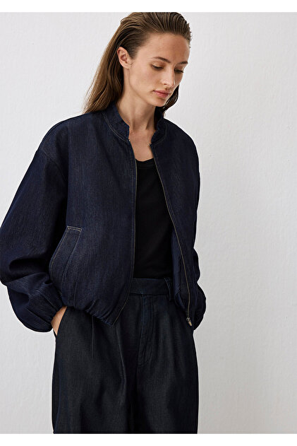 Mavi Nicolette Edition Tencel Tm Lyocell Karışımlı Koyu Jean Ceket