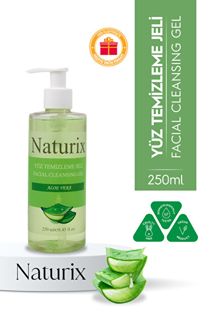 Naturix Aloe Vera Özlü Yüz Temizleme Jeli Canlandırıcı Ve