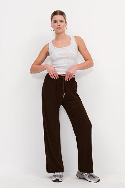 Addax Beli Lastikli Wide Leg Pantolon PN17095-E4 - Fiyatı, Yorumları