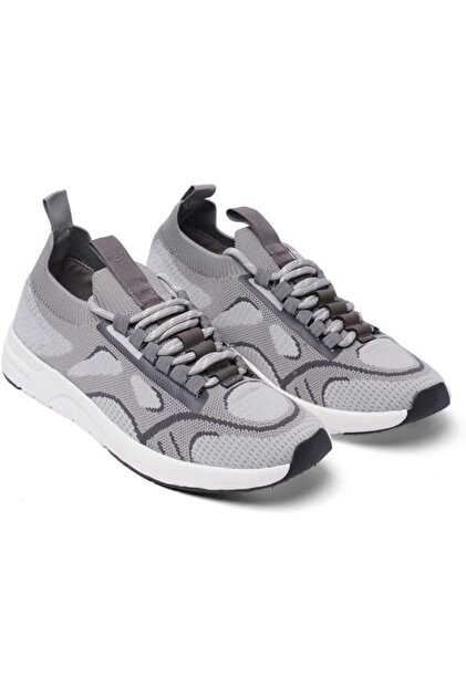 Men ’s Flexible Daily Laceup Casual Shoes 41-gray