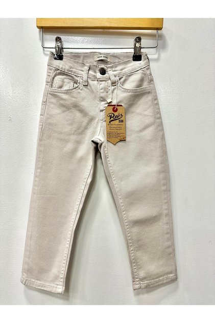Boy's Lycra Stone Color Trousers