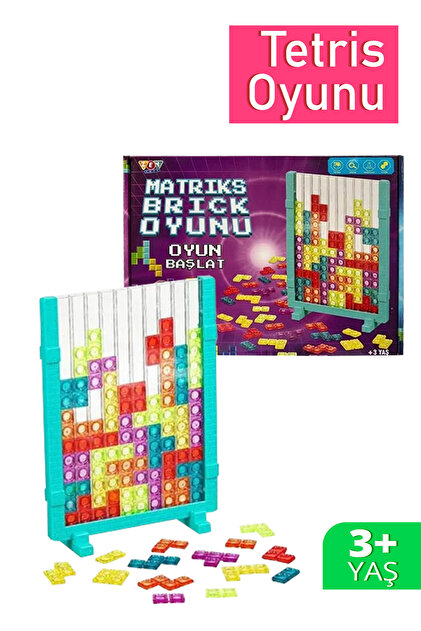 Smartfox Matrix Tetris Ekransız Aktivite Eğitici Oyuncağı Brick