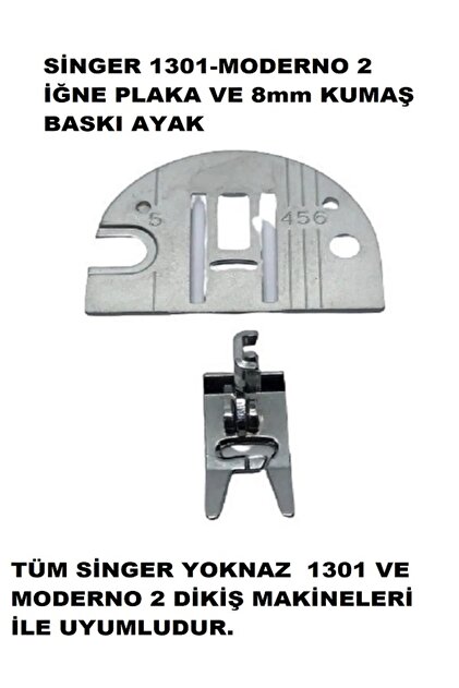 Swart SINGER YOKNAZ 1301 VE MODERNO 2 Dikiş Makinası Iğne Plakası