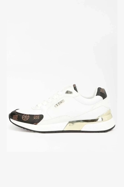 Guess Womens FL5MOXFAL12 Moxea Lace Up Trainers In White - Foto 2