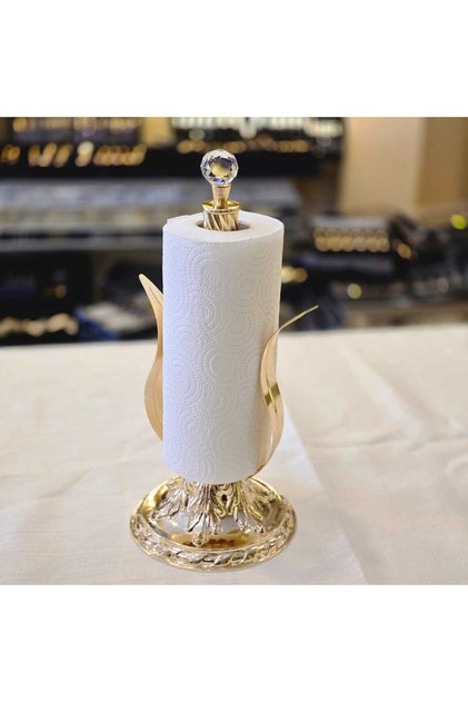 Paper Towel Holder Gold