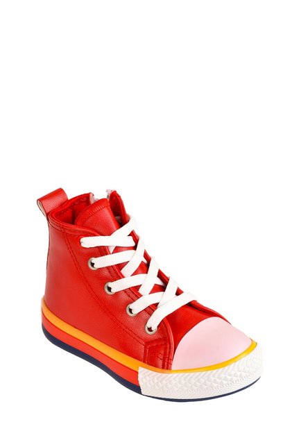 Unisex Children's High Top Zippered Lightweight Anatomical Sole Skin Sports Shoes