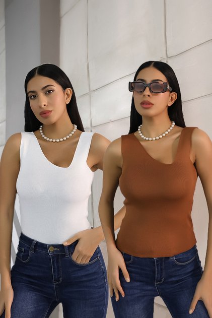 Asymmetrical V-Neck Thick Strap Basic Stylish Summer Undershirt