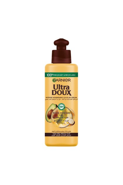 Ultra Doux Cream Avocado 200ml (9397) --- غارنيه كريم يترك على الشعر بالافوكادو 200 ملة