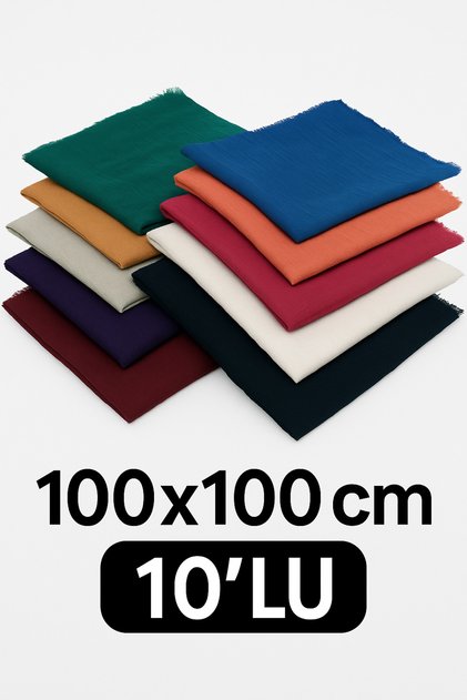 Plain Color, You Should Give It, Hajj Umrah Gift, Dowry Holder, Flamed Cotton Scarf, Writing