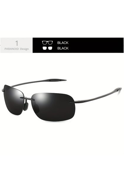 Black1 PARANOID UV400 Protection Sunglasses For Men And Women 8 Colors Model 8511
