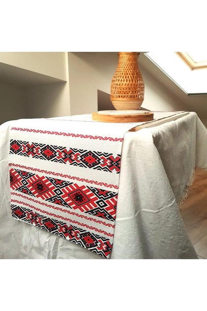 Față de masă decorativă Kotonia Home - Rustic, 100% bumbac, 45x150 cm T08