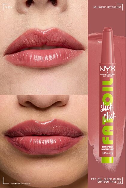 NYX Professional Makeup Fat Oil Slick Click Parlatıcı Dudak Balmı