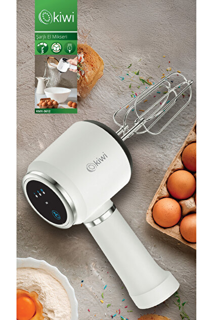 Kiwi Kmx-3612 3 Hız Kademeli Şarjlı El Mikseri - Fiyatı, Yorumları